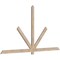 Ekena Millwork Kennewick Smooth Timber Gable Bracket, Douglas Fir, 96"W x 52"H x 1 1/2"D x 3 1/2"F, 13/12 Pitch GBW096X52X0204KEN00SDF - alternate 2